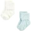 image:imageHudson Baby babygirls Cotton Rich Newborn and Terry SocksNavy Mint Stripe