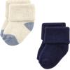 image:imageHudson Baby babygirls Cotton Rich Newborn and Terry SocksNavy Taupe