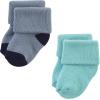 image:imageHudson Baby babygirls Cotton Rich Newborn and Terry SocksNavy Taupe