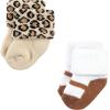 image:imageHudson Baby babygirls Cotton Rich Newborn and Terry SocksNeutral Leopard