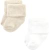 image:imageHudson Baby babygirls Cotton Rich Newborn and Terry SocksNeutral Tones