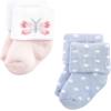 image:imageHudson Baby babygirls Cotton Rich Newborn and Terry SocksPastel Butterfly
