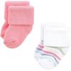 image:imageHudson Baby babygirls Cotton Rich Newborn and Terry SocksPastel Butterfly