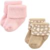 image:imageHudson Baby babygirls Cotton Rich Newborn and Terry SocksPink Cheetah