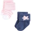 image:imageHudson Baby babygirls Cotton Rich Newborn and Terry SocksPink Dolphin
