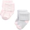 image:imageHudson Baby babygirls Cotton Rich Newborn and Terry SocksPink Gray Elephant