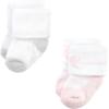 image:imageHudson Baby babygirls Cotton Rich Newborn and Terry SocksPink Gray Elephant