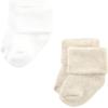 image:imageHudson Baby babygirls Cotton Rich Newborn and Terry SocksPink Gray Stripe