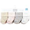 image:imageHudson Baby babygirls Cotton Rich Newborn and Terry SocksPink Gray Stripe