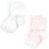 image:imageHudson Baby babygirls Cotton Rich Newborn and Terry SocksPink Heart
