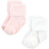 image:imageHudson Baby babygirls Cotton Rich Newborn and Terry SocksPink Heart