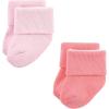 image:imageHudson Baby babygirls Cotton Rich Newborn and Terry SocksPink Love