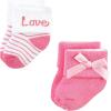 image:imageHudson Baby babygirls Cotton Rich Newborn and Terry SocksPink Love