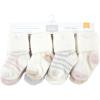 image:imageHudson Baby babygirls Cotton Rich Newborn and Terry SocksPink Neutral Stripe