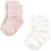 image:imageHudson Baby babygirls Cotton Rich Newborn and Terry SocksPink Neutral Stripe