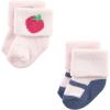 image:imageHudson Baby babygirls Cotton Rich Newborn and Terry SocksPink Strawberry