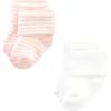 image:imageHudson Baby babygirls Cotton Rich Newborn and Terry SocksPink Tan Stripe