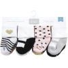 image:imageHudson Baby babygirls Cotton Rich Newborn and Terry SocksSilver Gold Pink
