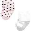 image:imageHudson Baby babygirls Cotton Rich Newborn and Terry SocksSilver Gold Pink