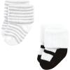 image:imageHudson Baby babygirls Cotton Rich Newborn and Terry SocksSilver Gold Pink