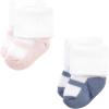 image:imageHudson Baby babygirls Cotton Rich Newborn and Terry SocksSoft Earth Tone Shoes