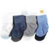 image:imageHudson Baby babygirls Cotton Rich Newborn and Terry SocksSolid Blue Gray 8 Pack Chenille