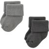 image:imageHudson Baby babygirls Cotton Rich Newborn and Terry SocksSolid Blue Gray 8 Pack Terry