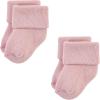 image:imageHudson Baby babygirls Cotton Rich Newborn and Terry SocksSolid Blush Pink
