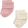 image:imageHudson Baby babygirls Cotton Rich Newborn and Terry SocksSolid Pink Neutral