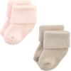 image:imageHudson Baby babygirls Cotton Rich Newborn and Terry SocksSolid Pink Neutral