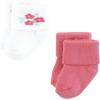 image:imageHudson Baby babygirls Cotton Rich Newborn and Terry SocksTiny Flowers