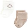 image:imageHudson Baby babygirls Cotton Rich Newborn and Terry SocksTribal Cream