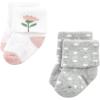 image:imageHudson Baby babygirls Cotton Rich Newborn and Terry SocksWildflower