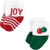 image:imageHudson Baby unisexbaby Cotton Rich Newborn and Terry Socks12 Days of Christmas Santa