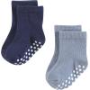 image:imageHudson Baby unisexbaby Cotton Rich Newborn and Terry SocksBlue Gray Basic