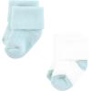 image:imageHudson Baby unisexbaby Cotton Rich Newborn and Terry SocksBlue Green Heel Toe