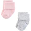 image:imageHudson Baby unisexbaby Cotton Rich Newborn and Terry SocksMauve Neutral