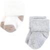 image:imageHudson Baby unisexbaby Cotton Rich Newborn and Terry SocksNeutral Heel Toe