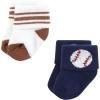 image:imageHudson Baby unisexbaby Cotton Rich Newborn and Terry SocksSports Stripes