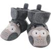 image:imageHudson Baby Animal Fleece Lined Booties Gray Owl 2 Toddler 2T