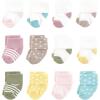 image:imageHudson Baby Infant Girl Cotton Rich Newborn and Terry Socks Girl Confetti Colors 612 Months
