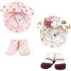 image:imageHudson Baby Infant Girls Turban and Socks Set One SizeAcorn Botanical