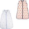 image:imageHudson Baby Safe Sleep Wearable Muslin Sleeping Bag 2 Pack AnchorFoxes 1218 Months