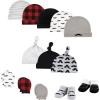 image:imageHudson Baby Unisex Baby 13Pc Cap and Socks Set Mustache 06 Months