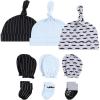 image:imageHudson Baby Unisex Baby Caps Mittens and Socks Set 06 MonthsLittle Mustache