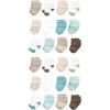 Teal Brown Stripe
