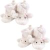 image:imageHudson Baby Unisex Baby Cozy Fleece and Sherpa Booties MultipackGirl Lamb 2piece