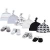 image:imageHudson Baby babygirls 10pc Cap and Socks SetRoyal Safari Mustache