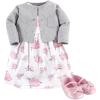Pink Gray Floral