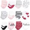 Mom and Dad Girl Pink Black 12-pack